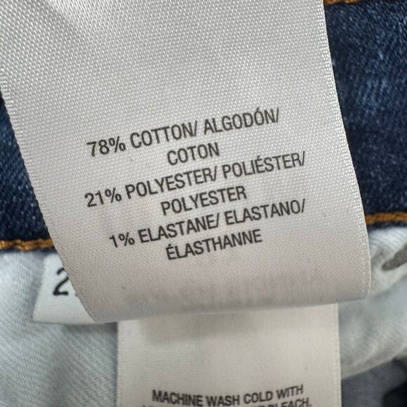 Hudson Women's Blue Stretch Krista Midrise Super Skinny Ankle Jeans Size 27 - Picture 9 of 10